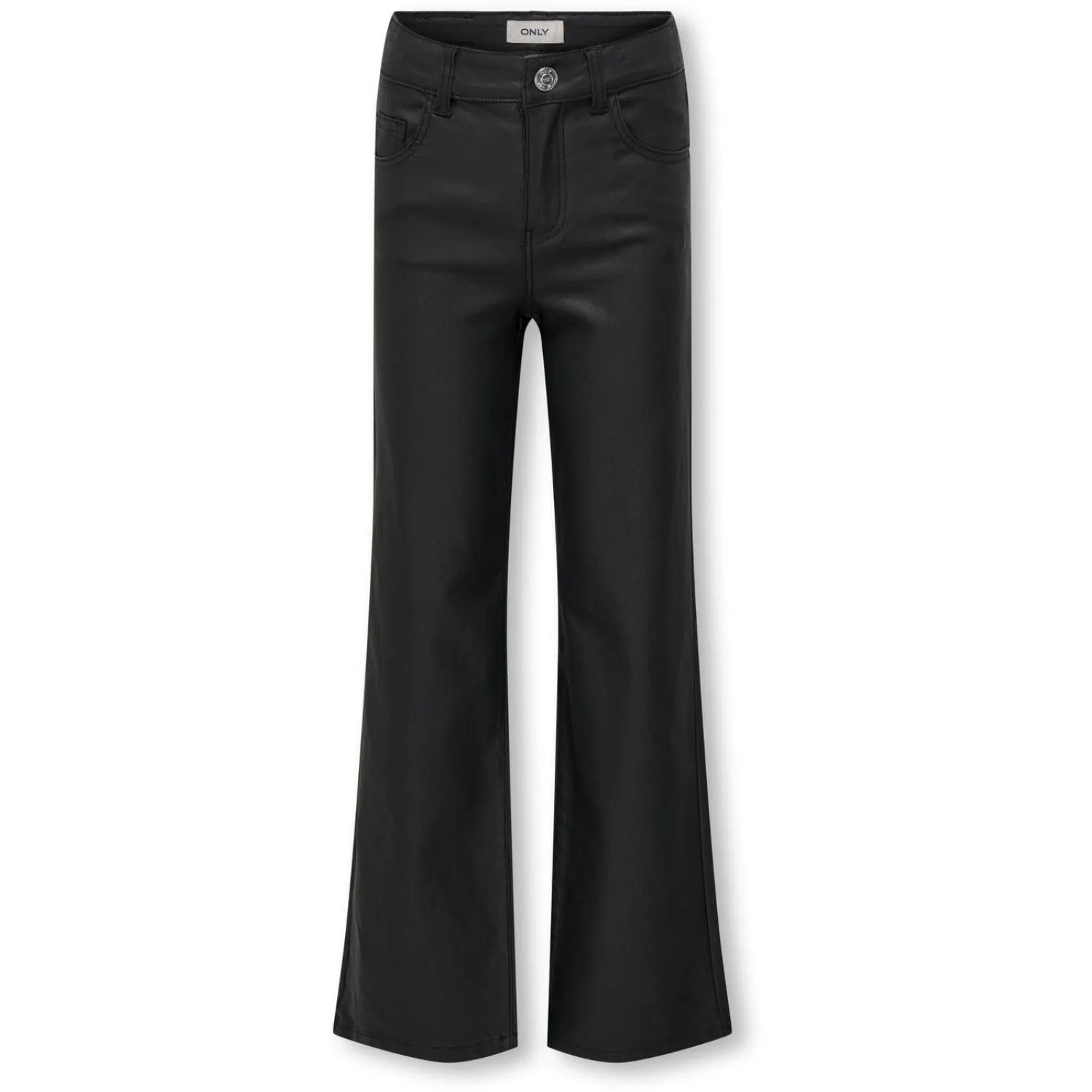 kids ONLY Black Juicy-Nya Wide Coated Pants