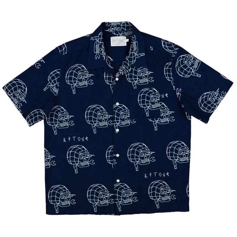 KYTONE Motorsport Outline Hawaii Skull S/S Shirt