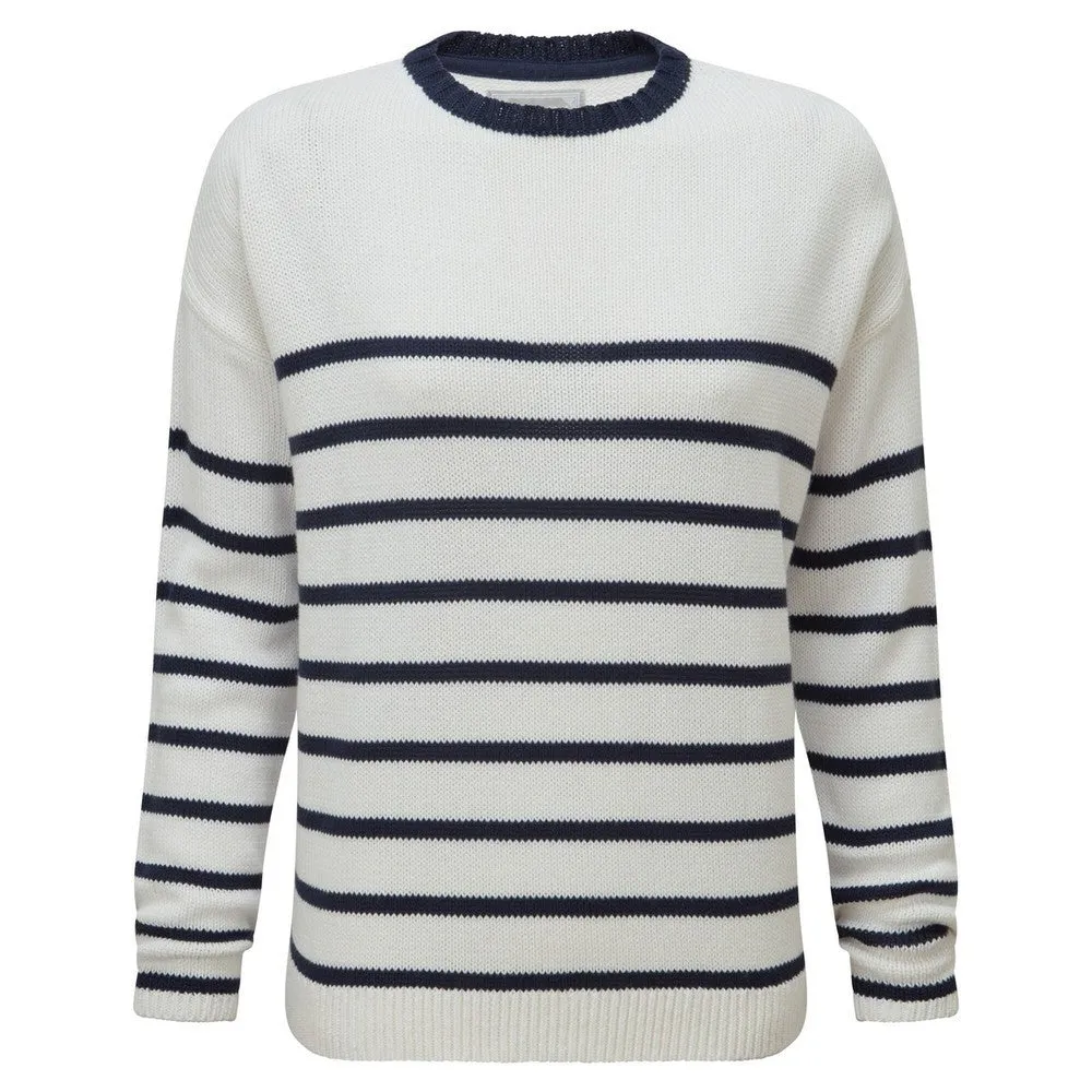 Lee Bay Jumper                             Soft White/Navy