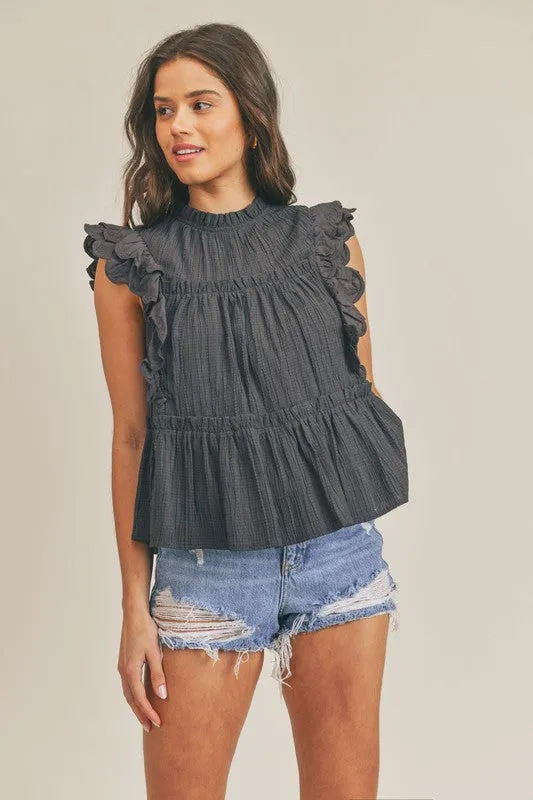 Lillian Cap Sleeve Lace Top