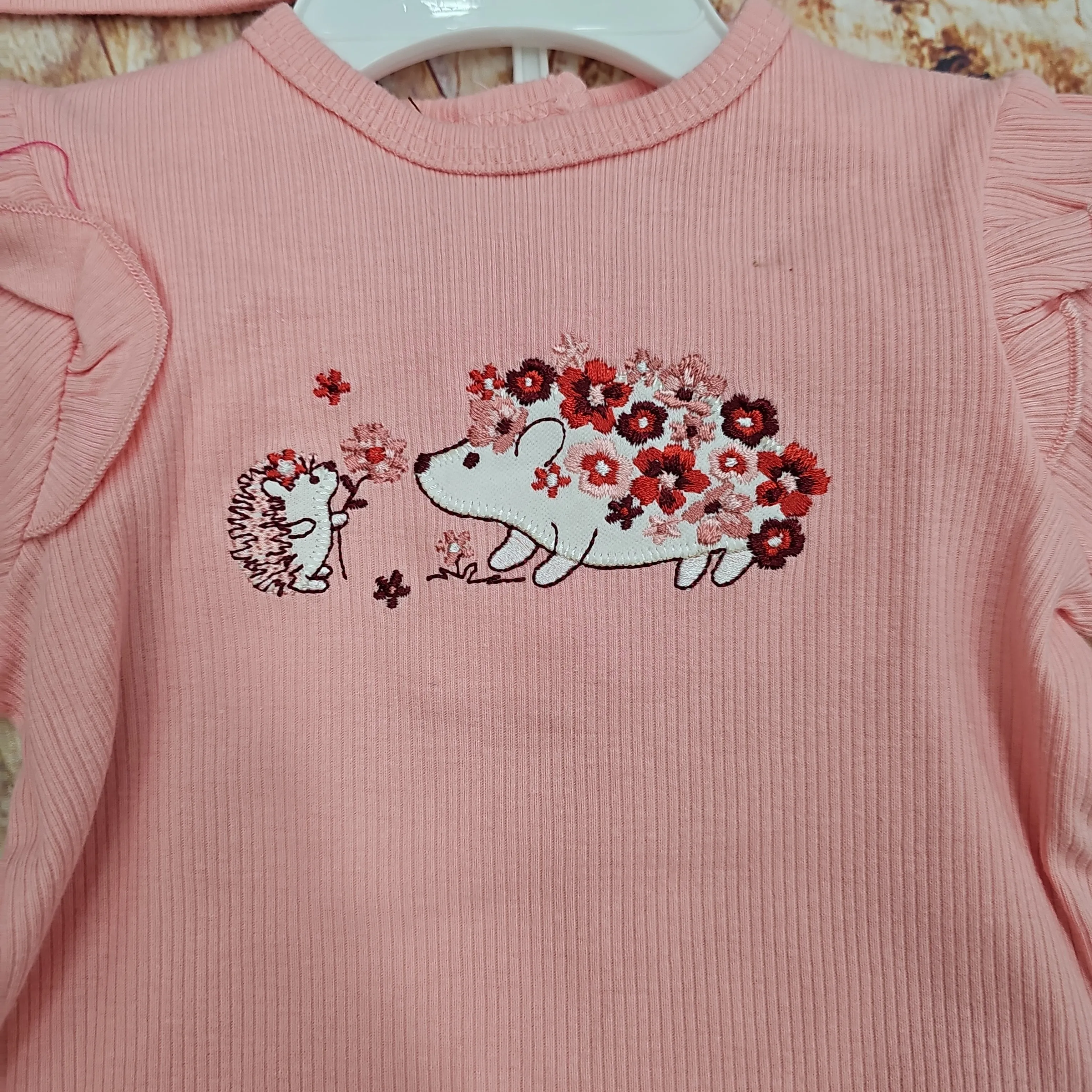 LITTLE ME HEDGEHOG BODYSUIT SET W/ HEADBAND