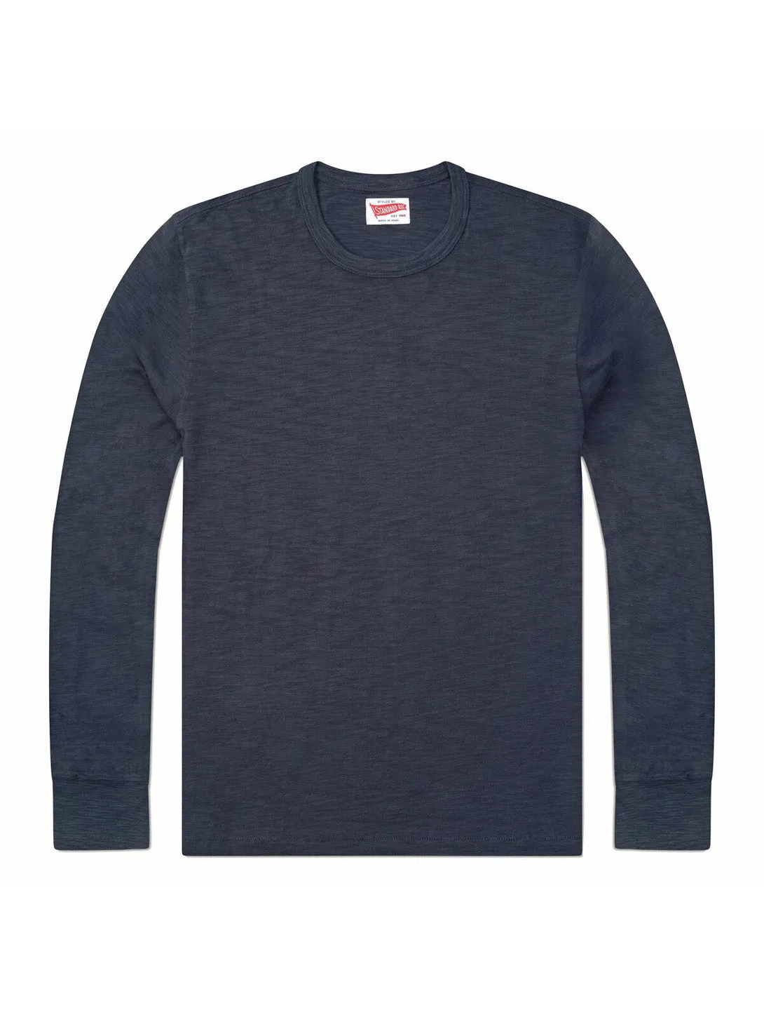 Long Sleeve Slub Tee - Indigo