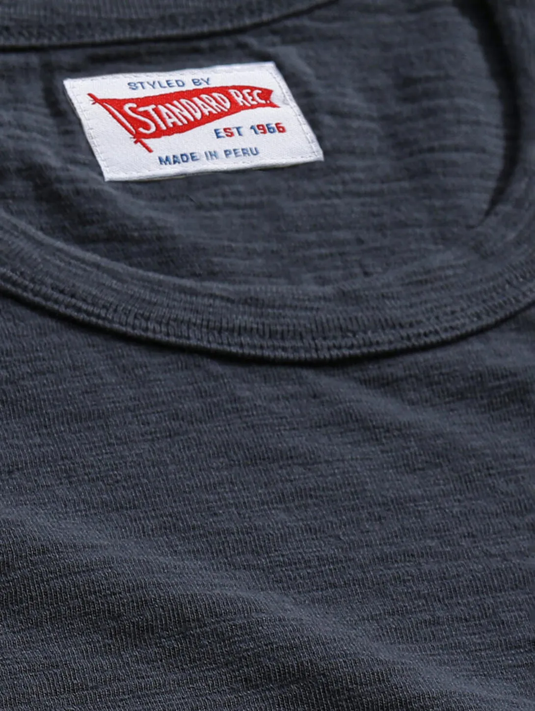 Long Sleeve Slub Tee - Indigo