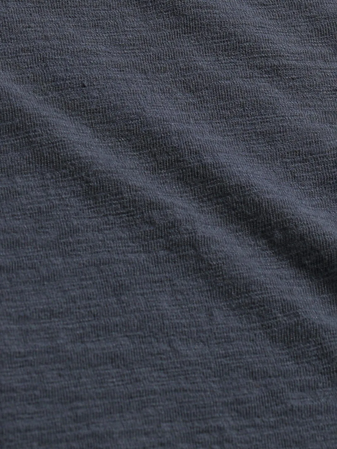 Long Sleeve Slub Tee - Indigo