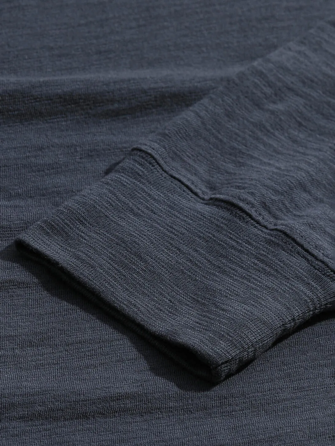 Long Sleeve Slub Tee - Indigo