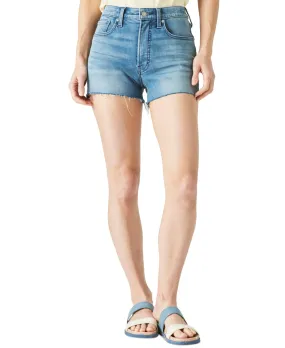 Lucky Brand Women's High Waist Denim Cutoff Shorts Blue Size 31