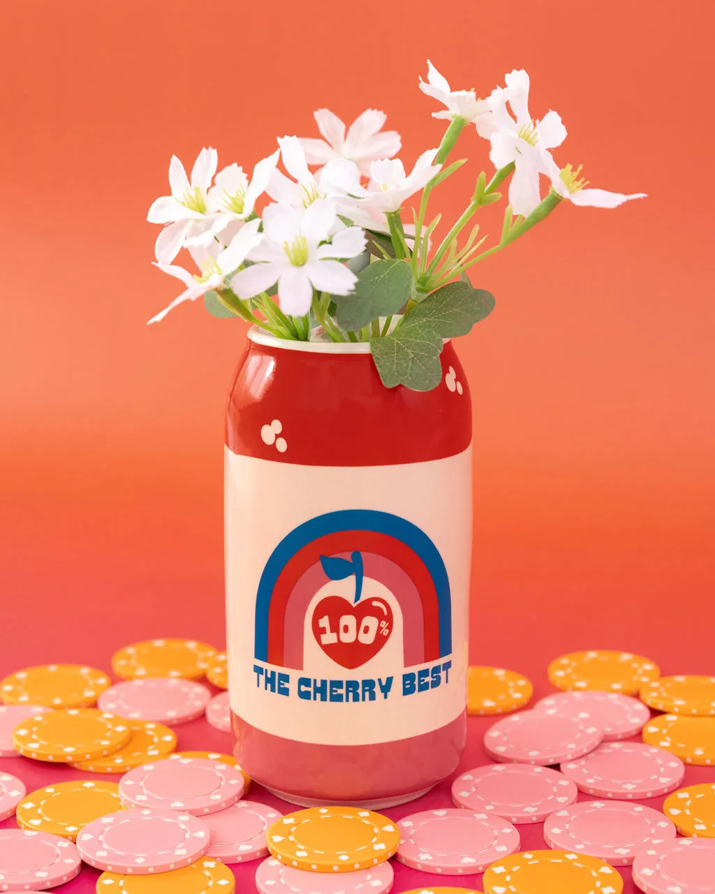 LUCKY CHERRY CREAM SODA VASE