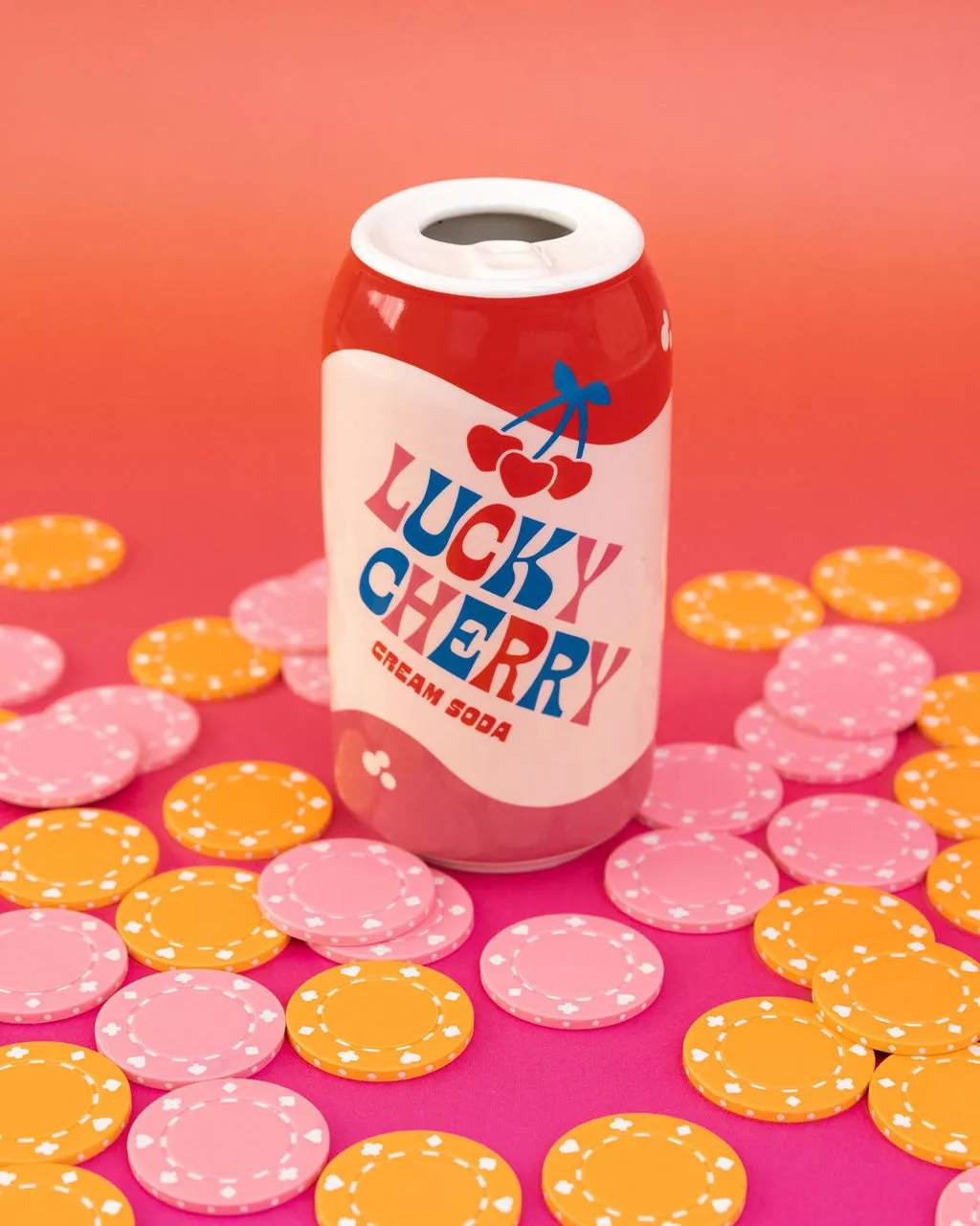 LUCKY CHERRY CREAM SODA VASE