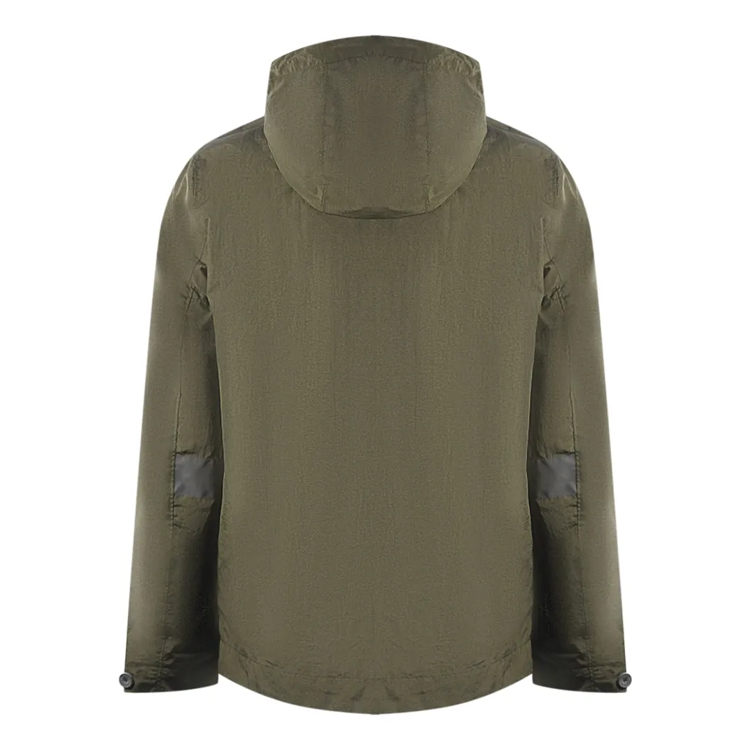 Lyle & Scott Plain Hooded Green Jacket