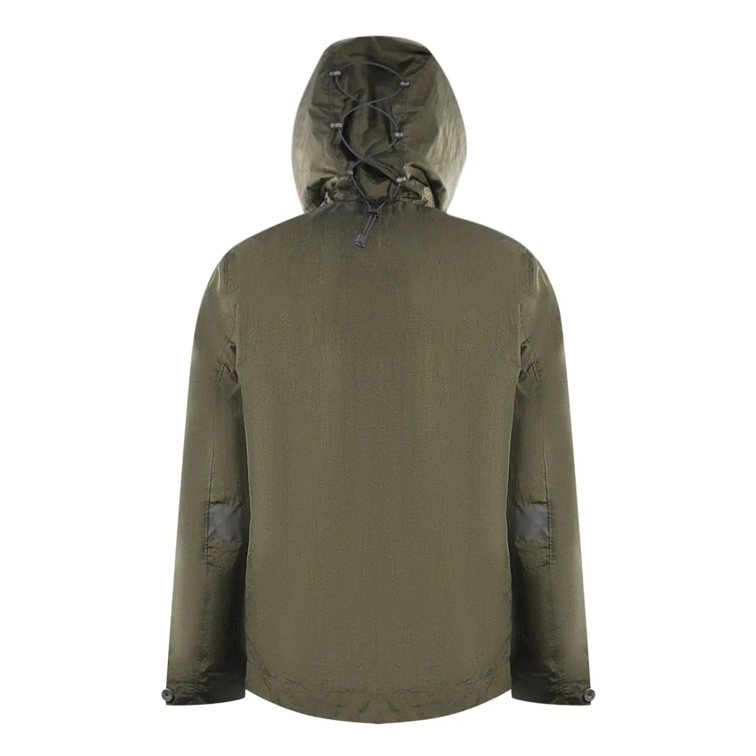 Lyle & Scott Plain Hooded Green Jacket