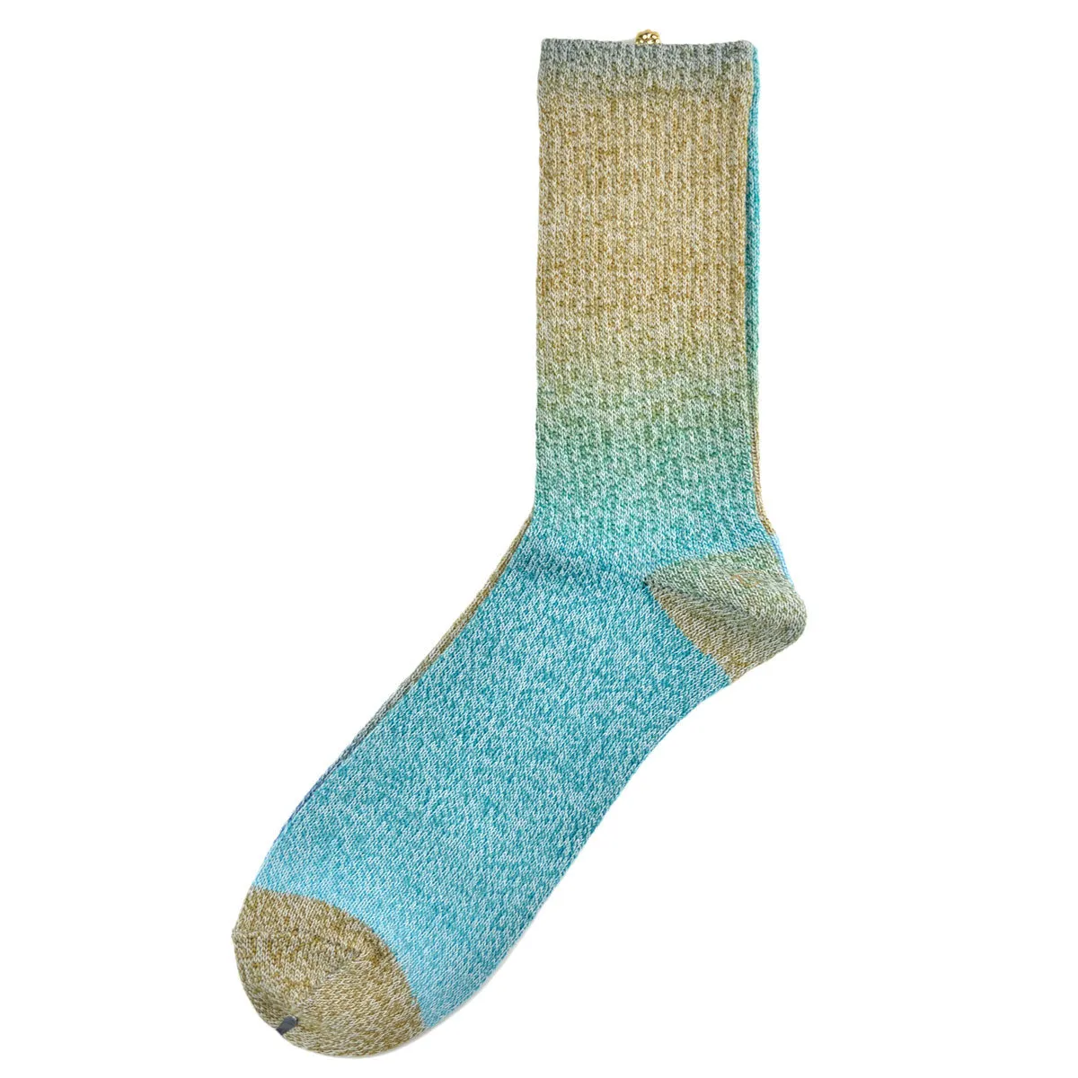 Marcomonde - Indigo Dyed Socks - Blue / Ivory