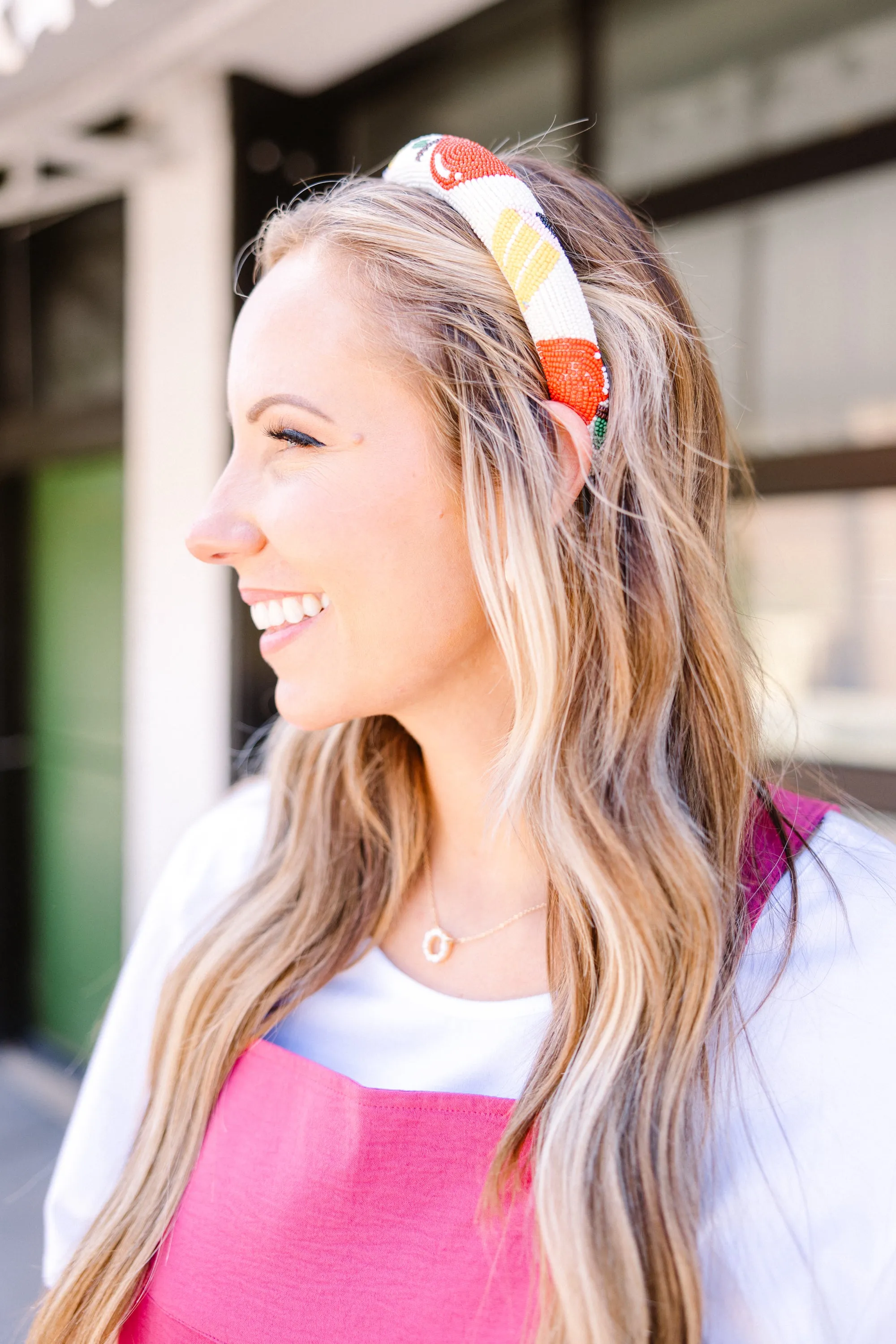 Meet Me At The Schoolhouse Headband, Ivory