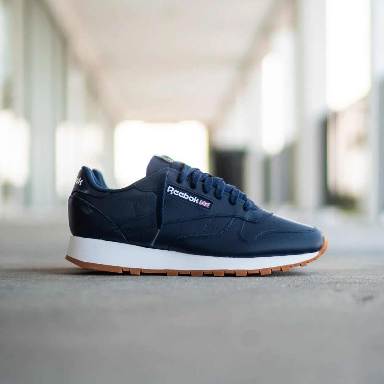 Men's Reebok Classic Leather (Vector Navy/White)