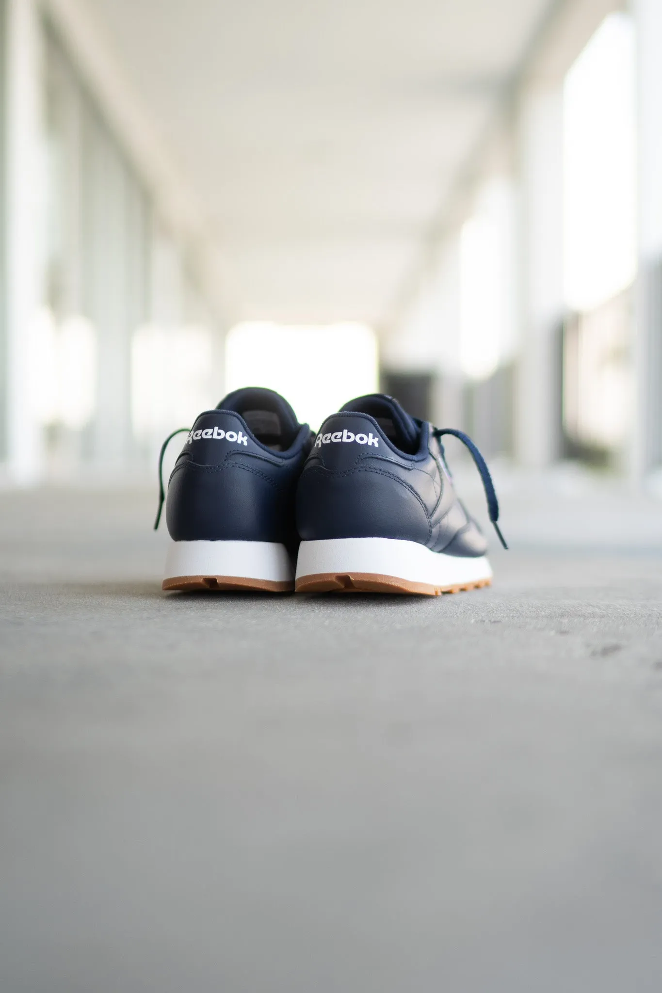 Men's Reebok Classic Leather (Vector Navy/White)