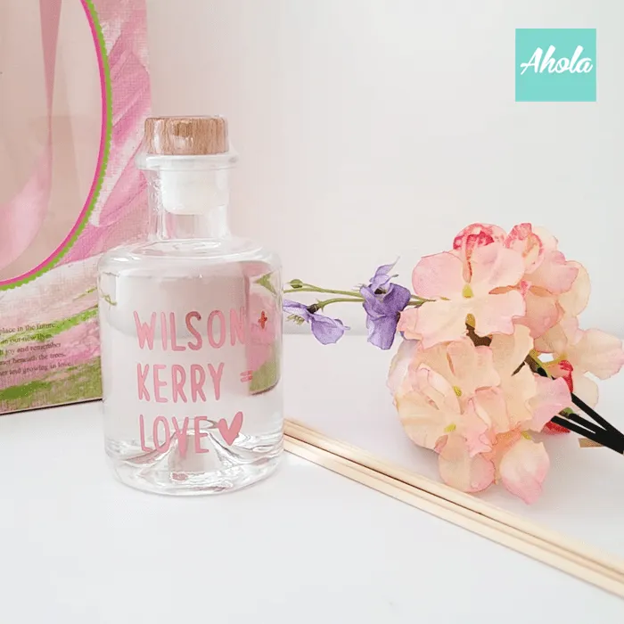 【Me+You=Love】Floral Reed Diffuser with Essential Oils 小花束香薰擴香瓶