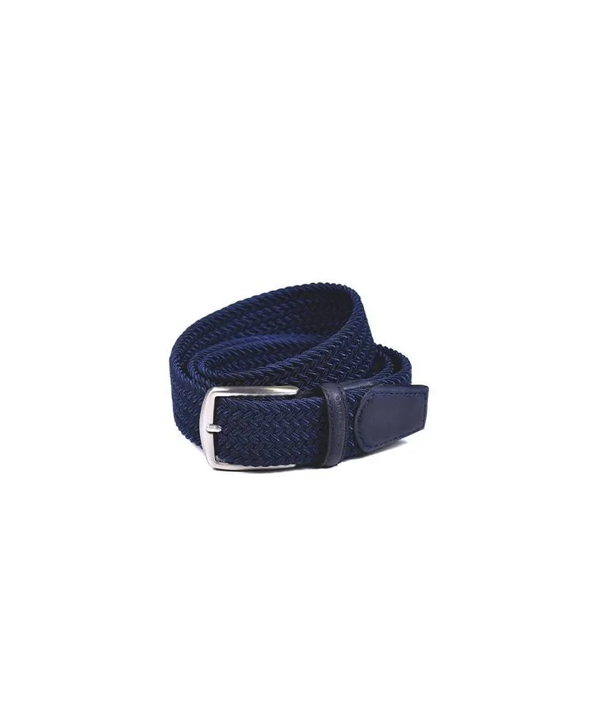 Miguel Bellido 394/35 Blue Braided belt