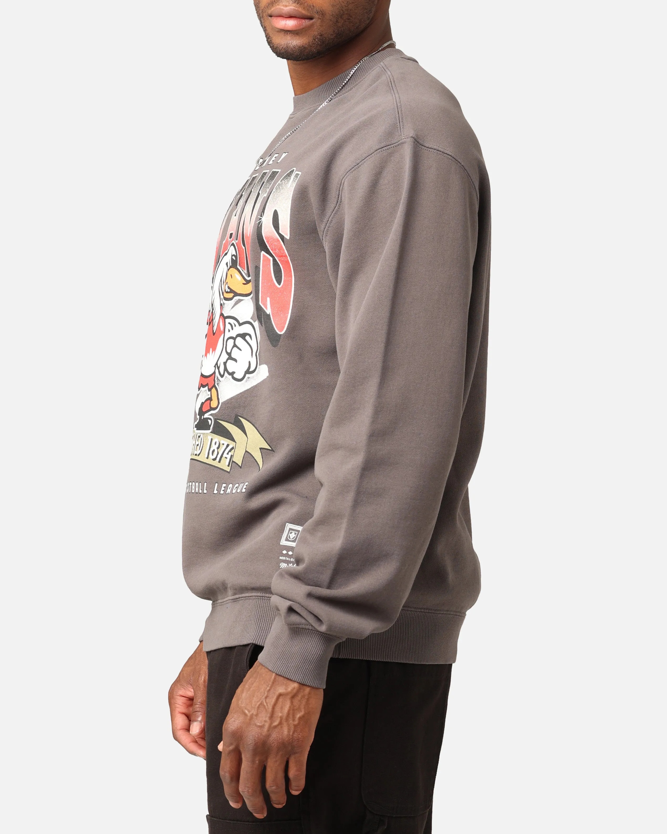 Mitchell & Ness Sydney Swans Character Crewneck Faded Black