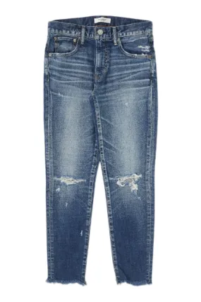 Moussy Denim Ingraham Skinny Jeans in Dark Blue