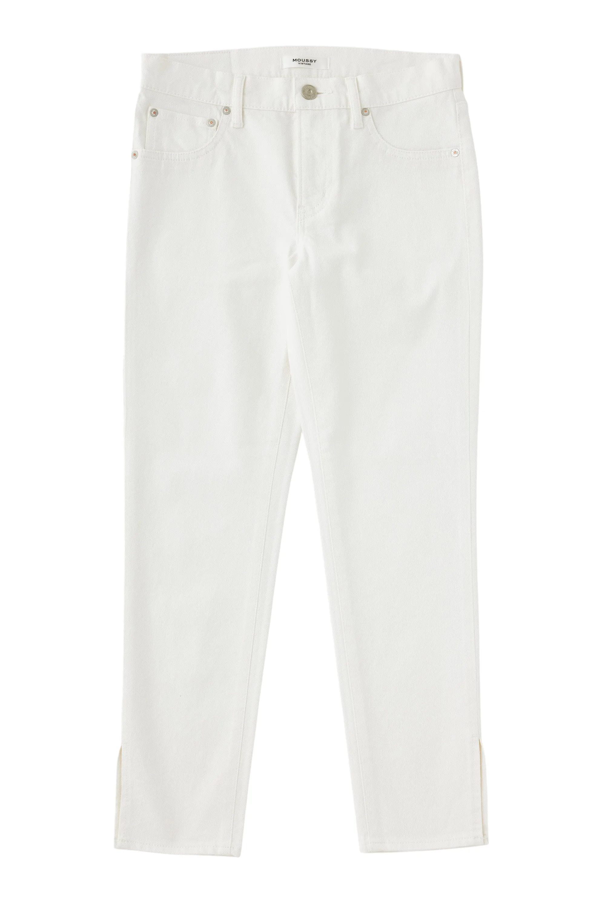 Moussy Denim Pisgah Skinny Jeans in White