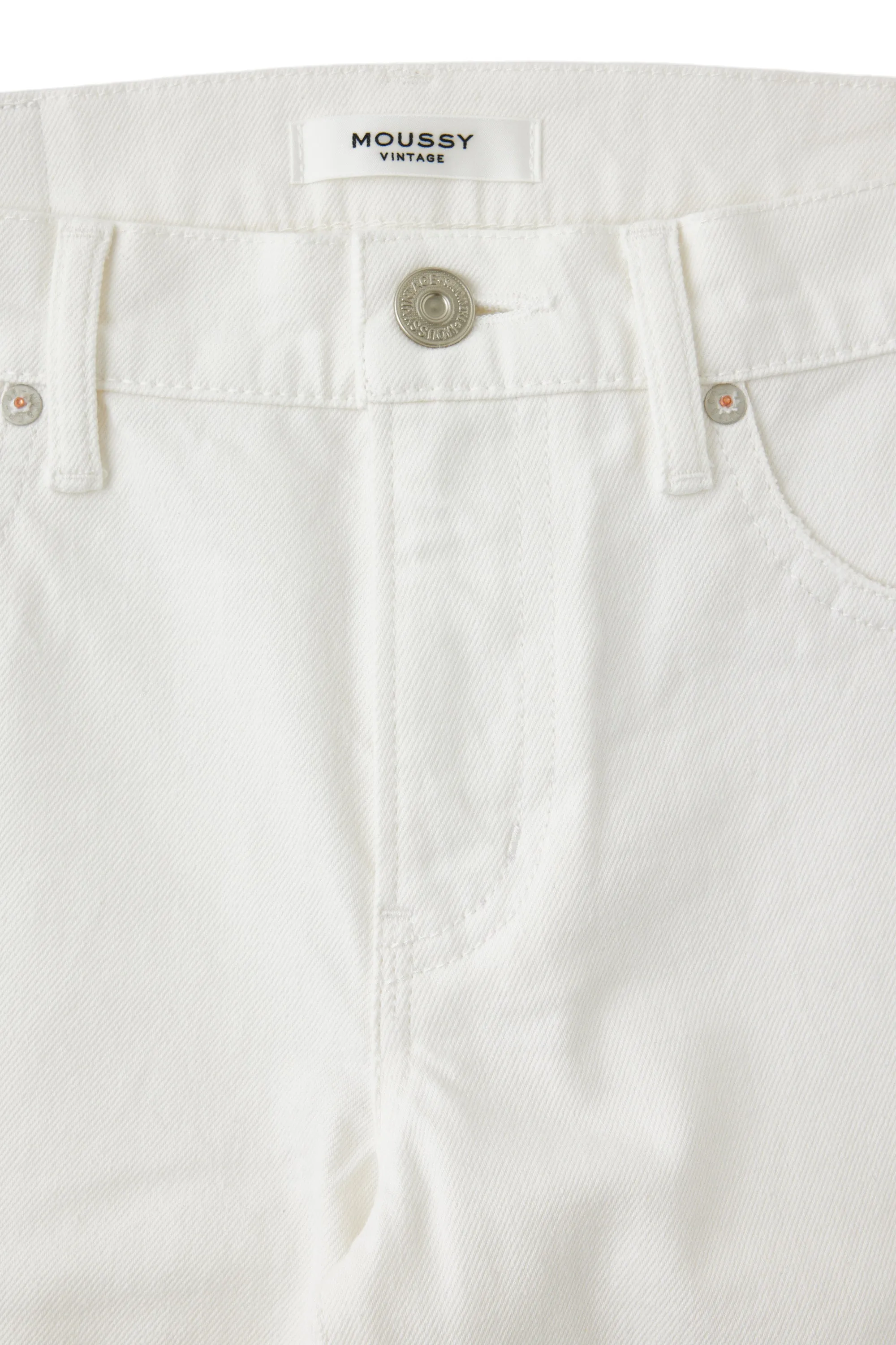 Moussy Denim Pisgah Skinny Jeans in White