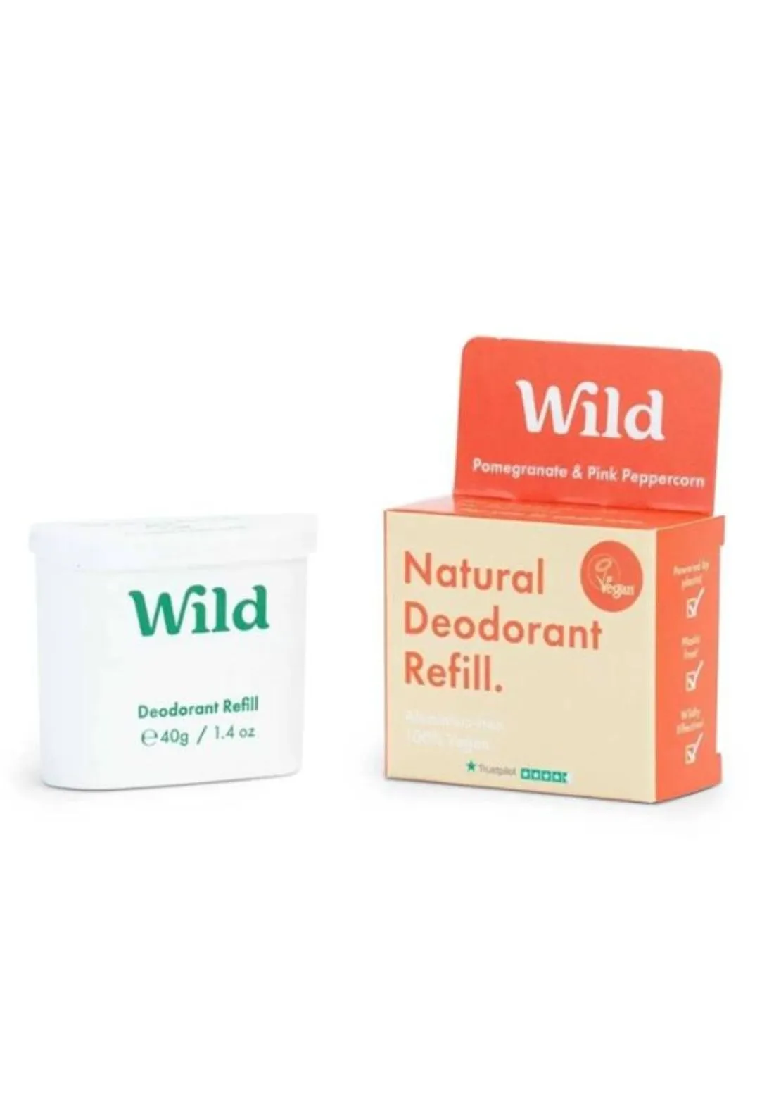 Natural Deodorant Refill Pomegranate & Pink Peppercorn