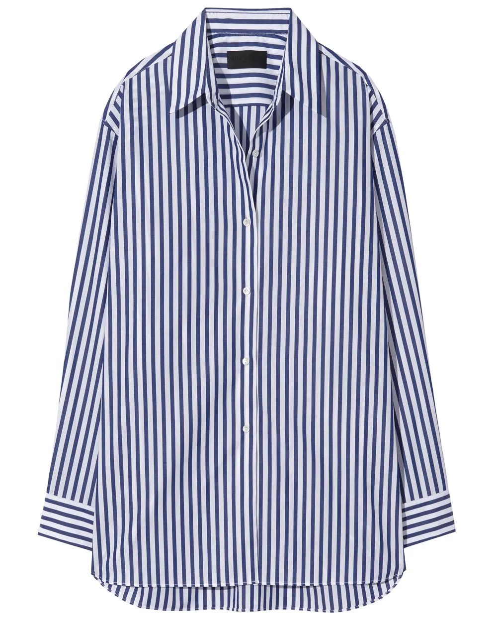 Navy and White Stripe Yorke Shirt