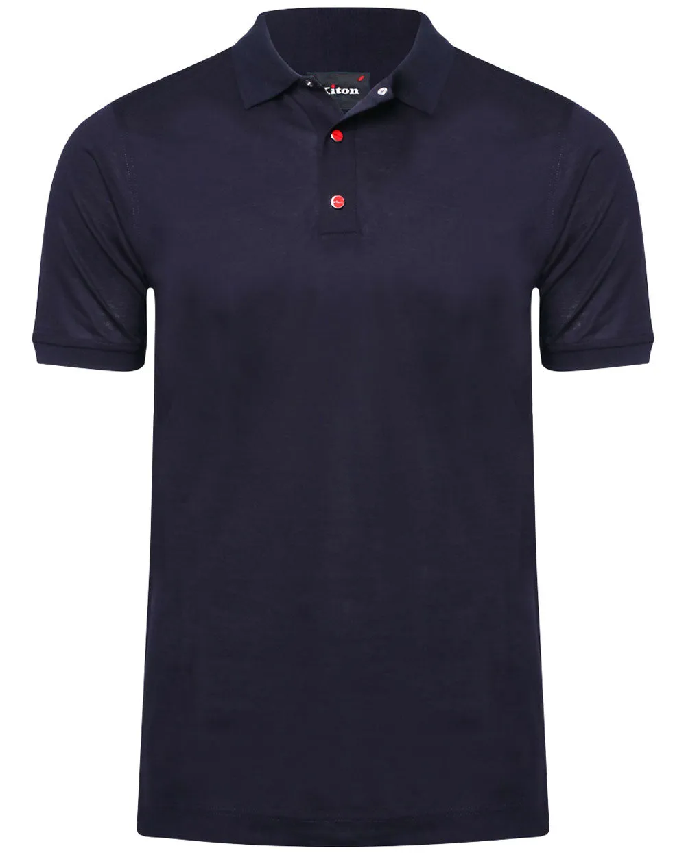 Navy Snap Polo