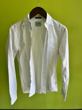 NEW GIRL: Nick’s Scotch and Soda White Long sleeve Shirt