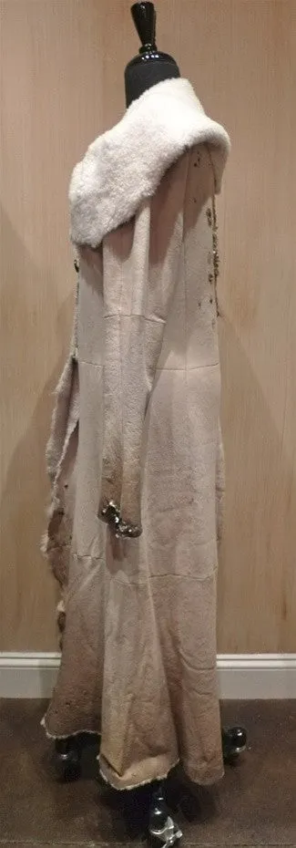 Nigel Preston Cosmic Shearling Cream Coat