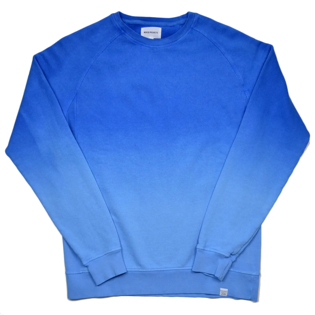 Norse Projects - Vorm Brushed Indigo Sweatshirt - California Blue