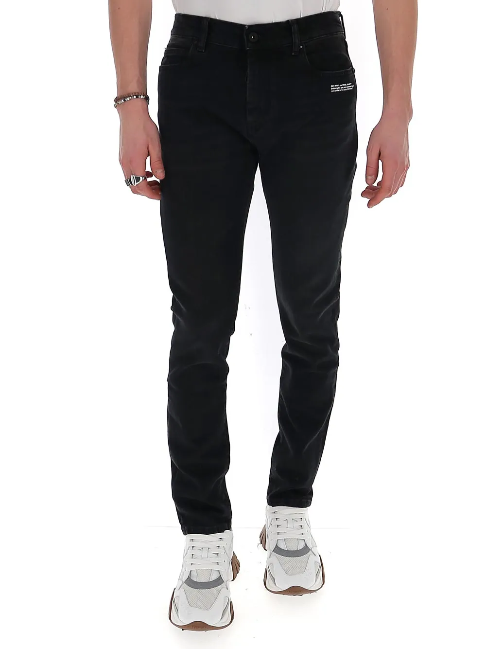 Off-White Logo Skinny Denim Jeans