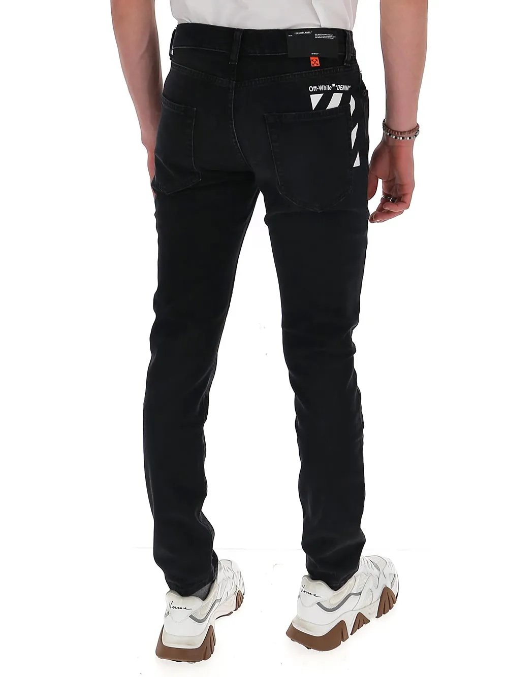 Off-White Logo Skinny Denim Jeans