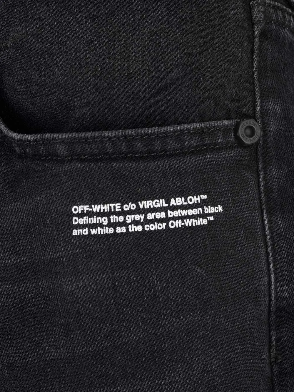 Off-White Logo Skinny Denim Jeans