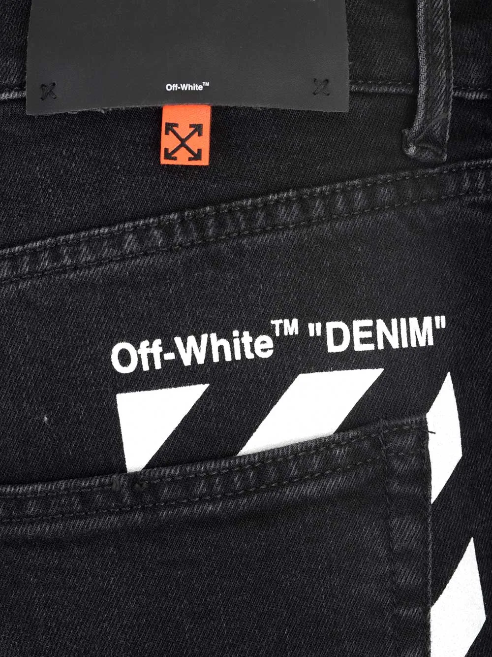 Off-White Logo Skinny Denim Jeans