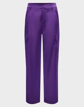 ONLY ONLPILAR CARGO SATIN PANTS WVN