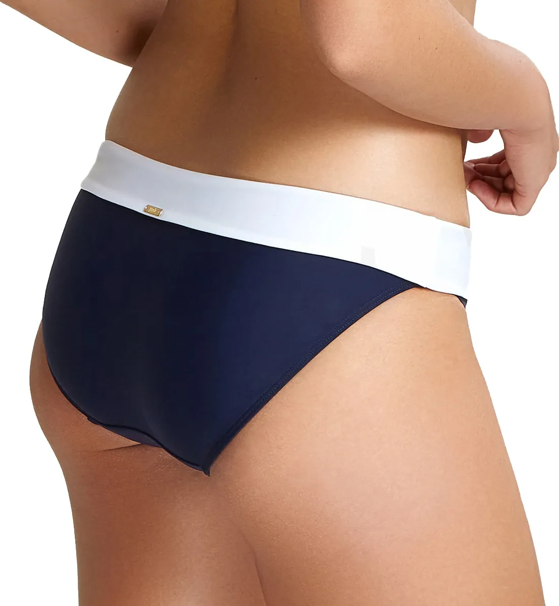 Panache Catarina Folded Swim Pant (SW1357) - Midnight/White