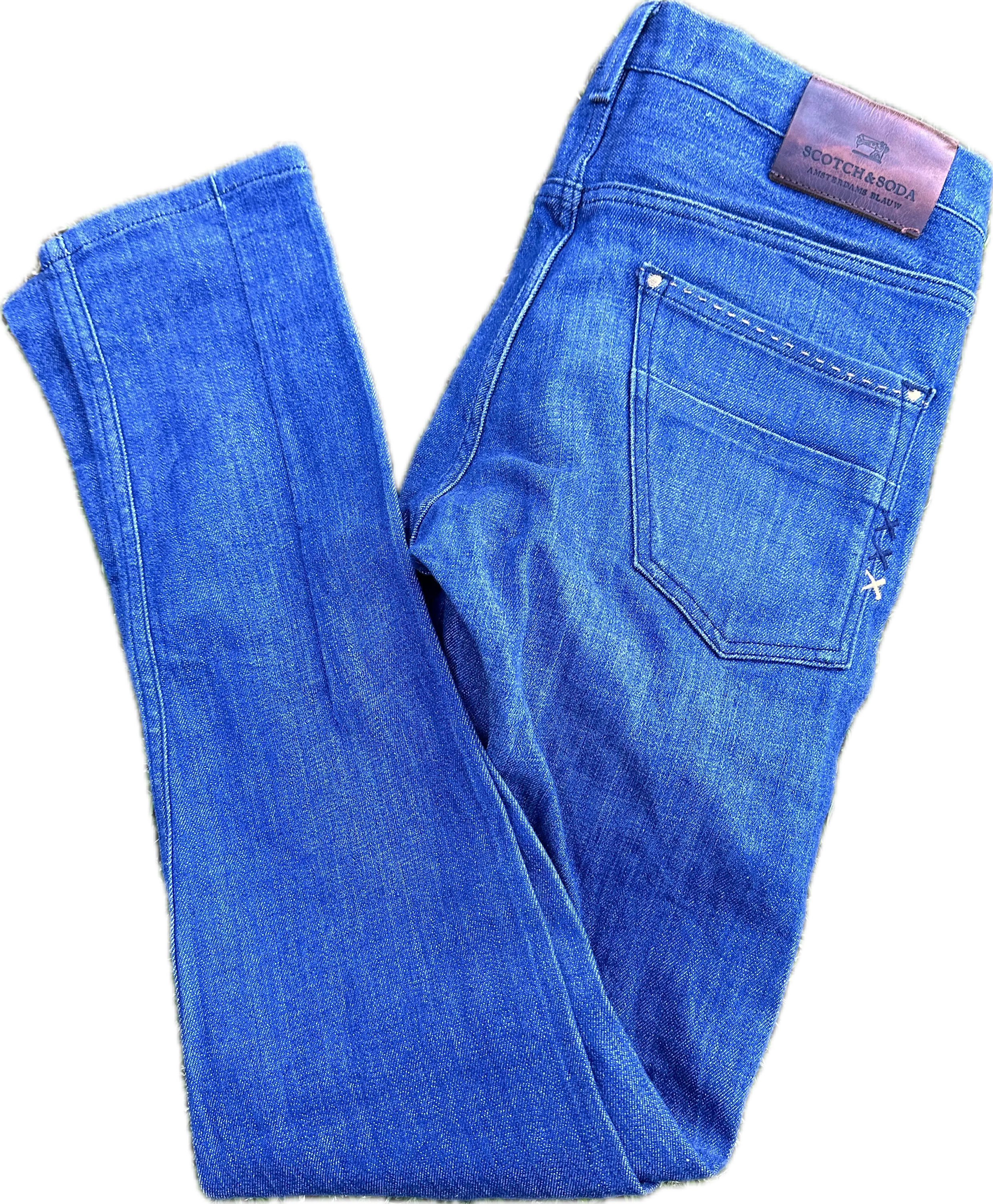 PARKS AND RECREATION: Tom Haverford’s  SCOTCH & SODA Blue Denim Jeans (30)