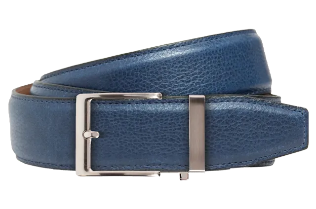 Pebble Denim, 40mm Strap, Dress Belt