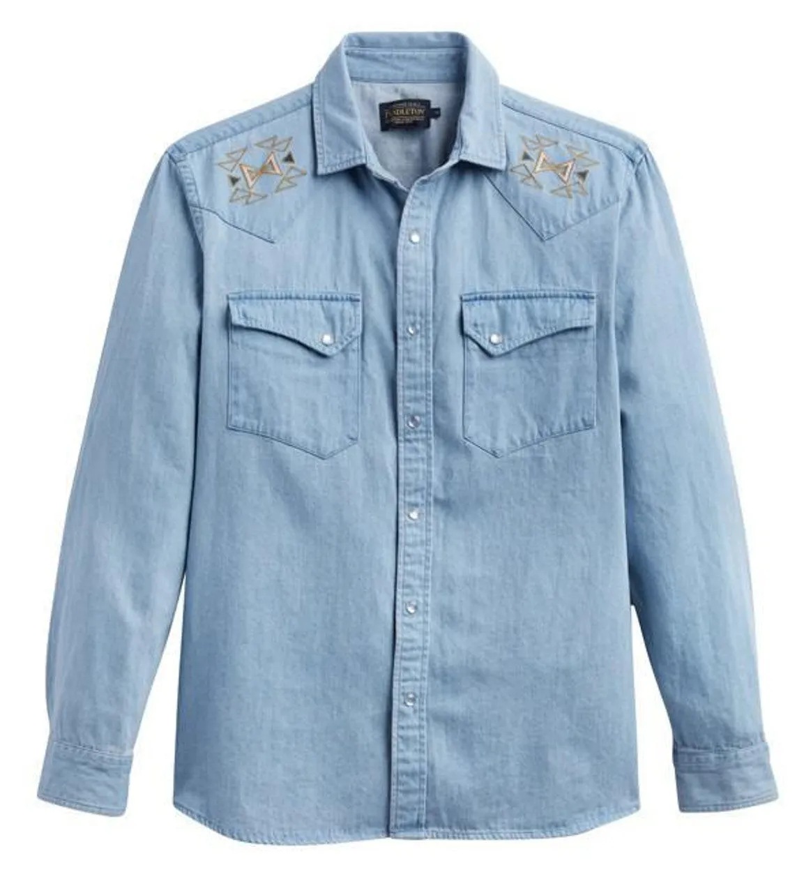 Pendleton Chandler Shirt Denim Faded Indigo