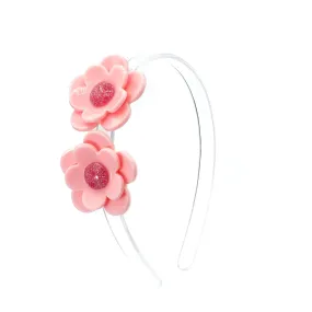 Pink Flower Headband