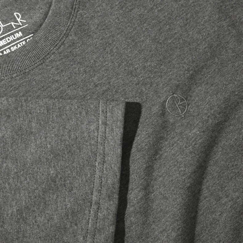 Polar Skate Co. Team T-Shirt (Dark Grey Melange)