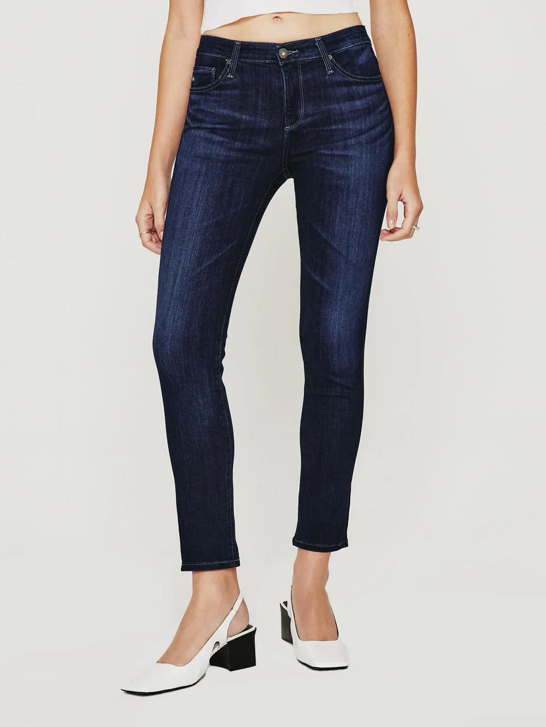 Prima Mid Rise Cigarette Jean - Concord