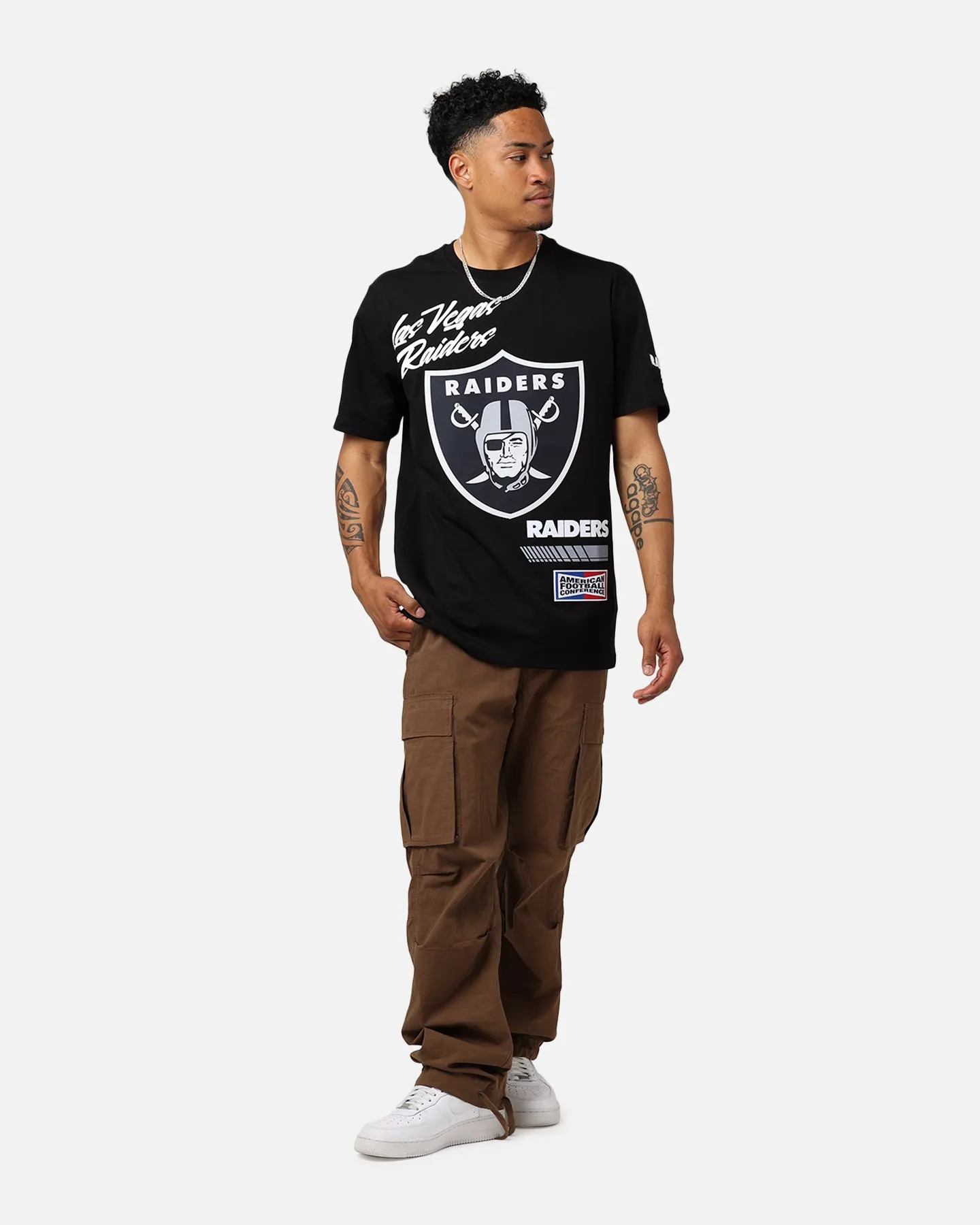 Pro Standard Las Vegas Raiders Fast Lane SJ T-Shirt Black