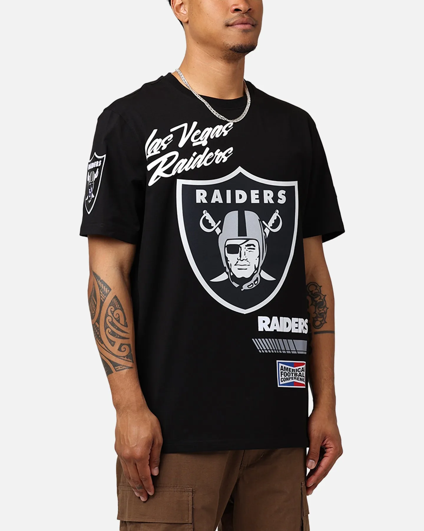 Pro Standard Las Vegas Raiders Fast Lane SJ T-Shirt Black