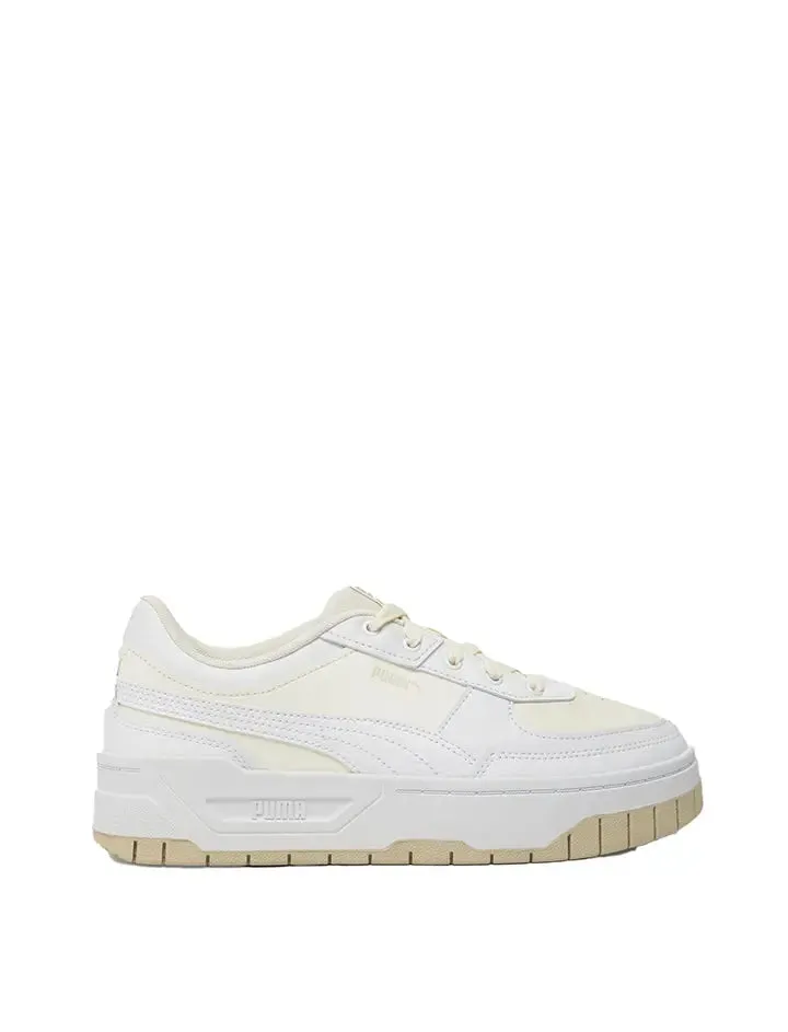 Puma Womens Cali Dream LthWns Trainer Warm White / Puma White