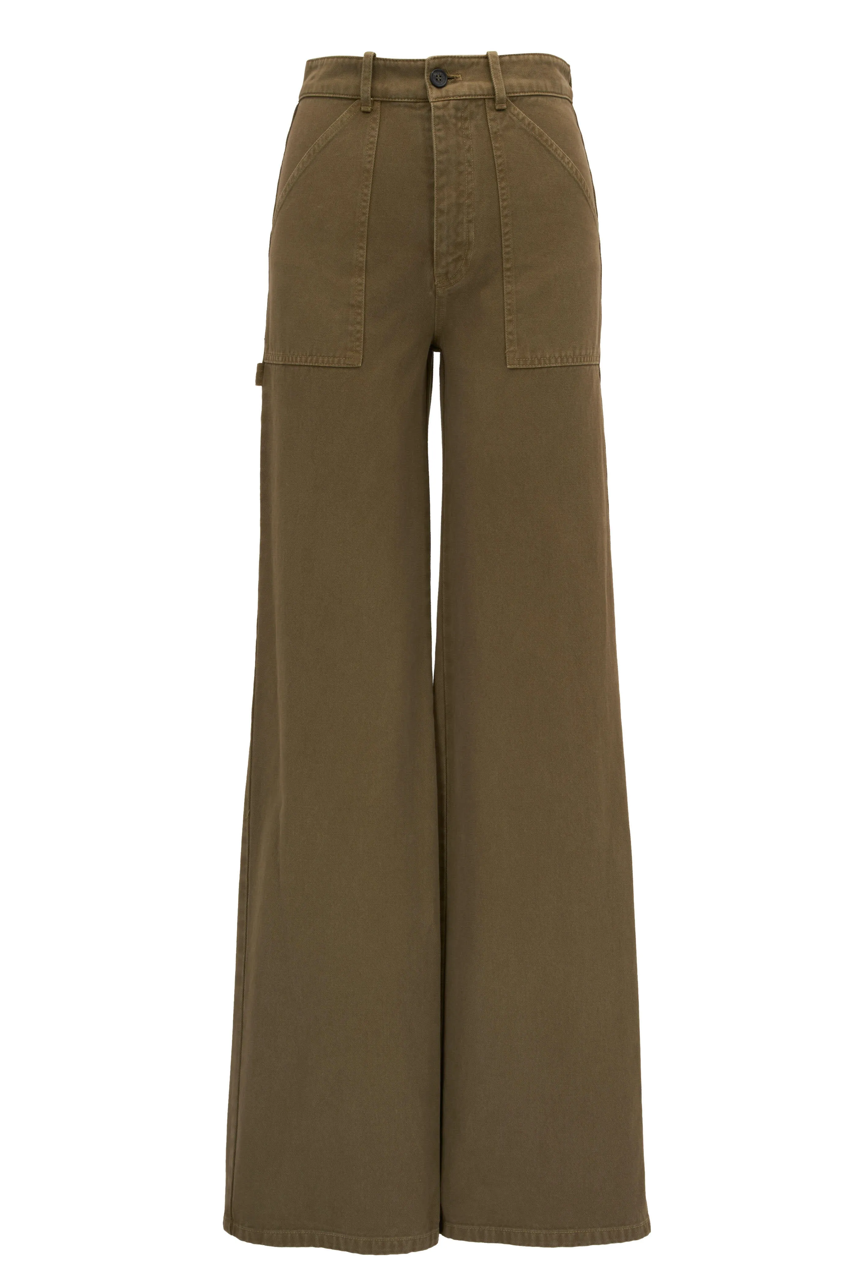 Quentin Pant - Olive Green