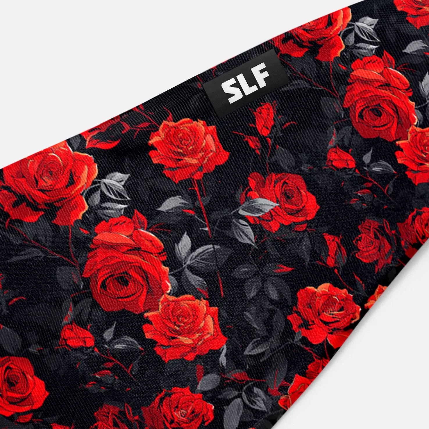 Red Roses Pattern Headband