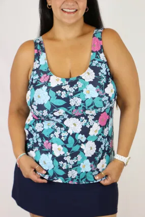 *RESTOCK* Underwater Floral Top (Curvy Only)