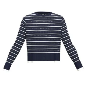  SARAGO PULL Woman Navy White