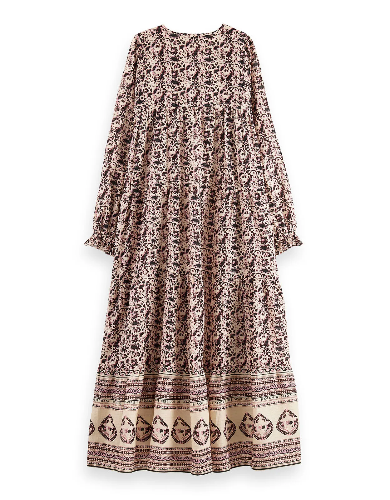 Scotch and Soda Print Maxi Dress Multi